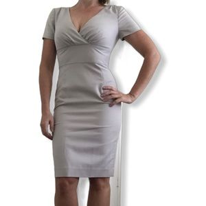 Banana Republic Gray Wiggle Dress